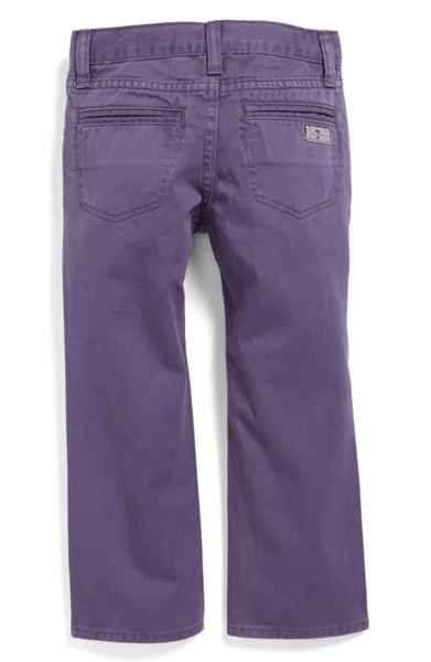 Лиловые джинсы для девочки